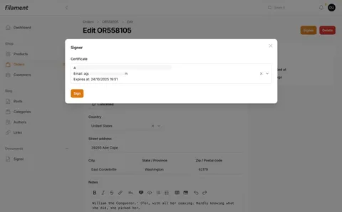 Prévia do projeto PKI Signer